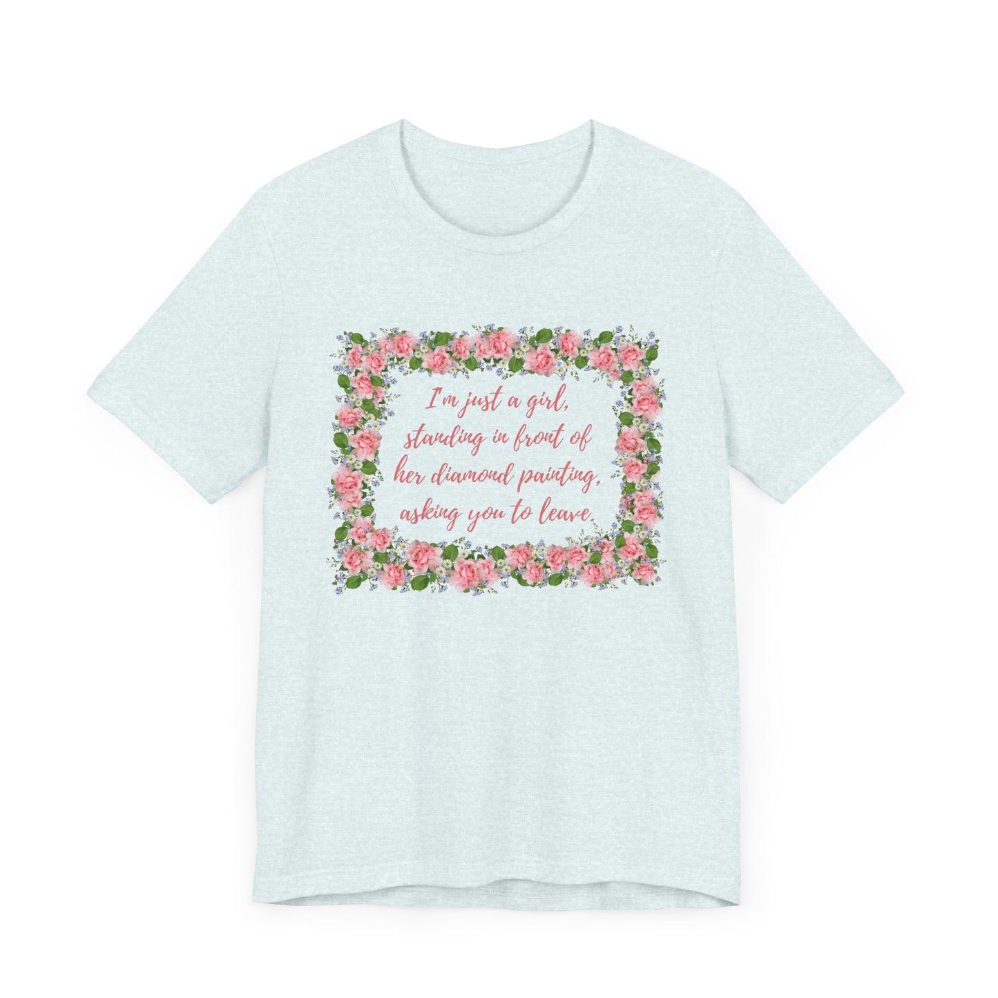 Fun Diamond Painting T-Shirt Unisex Jersey Short Sleeve Tee