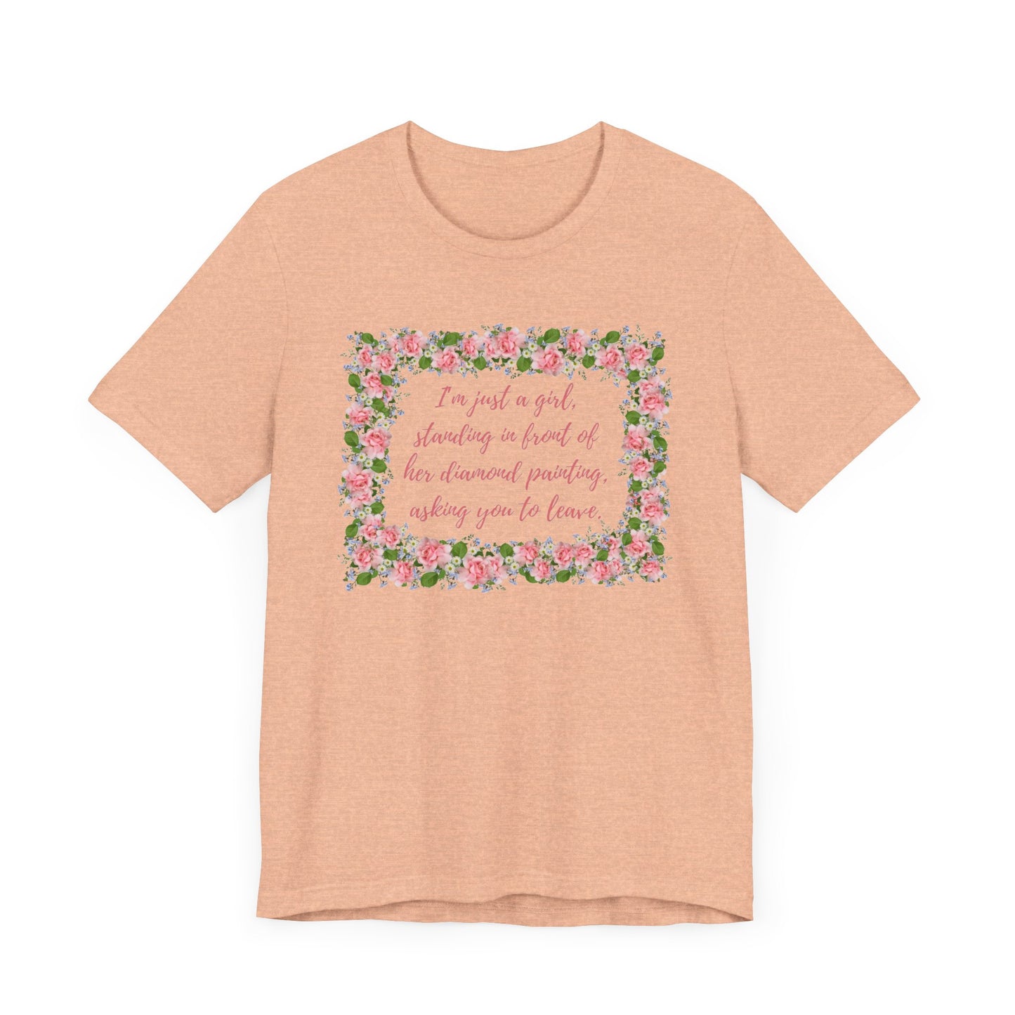 Fun Diamond Painting T-Shirt Unisex Jersey Short Sleeve Tee