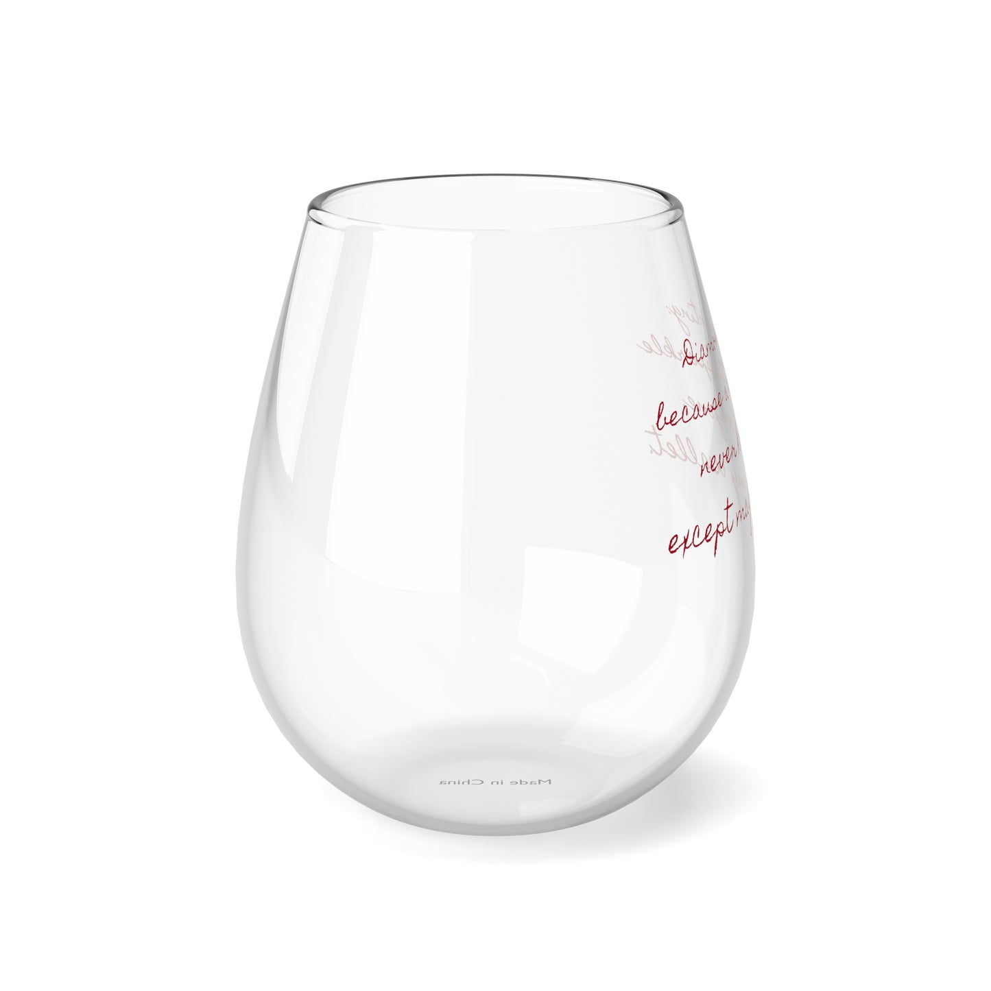 Diamond Painting Stemless Wine Glass, 11.75oz