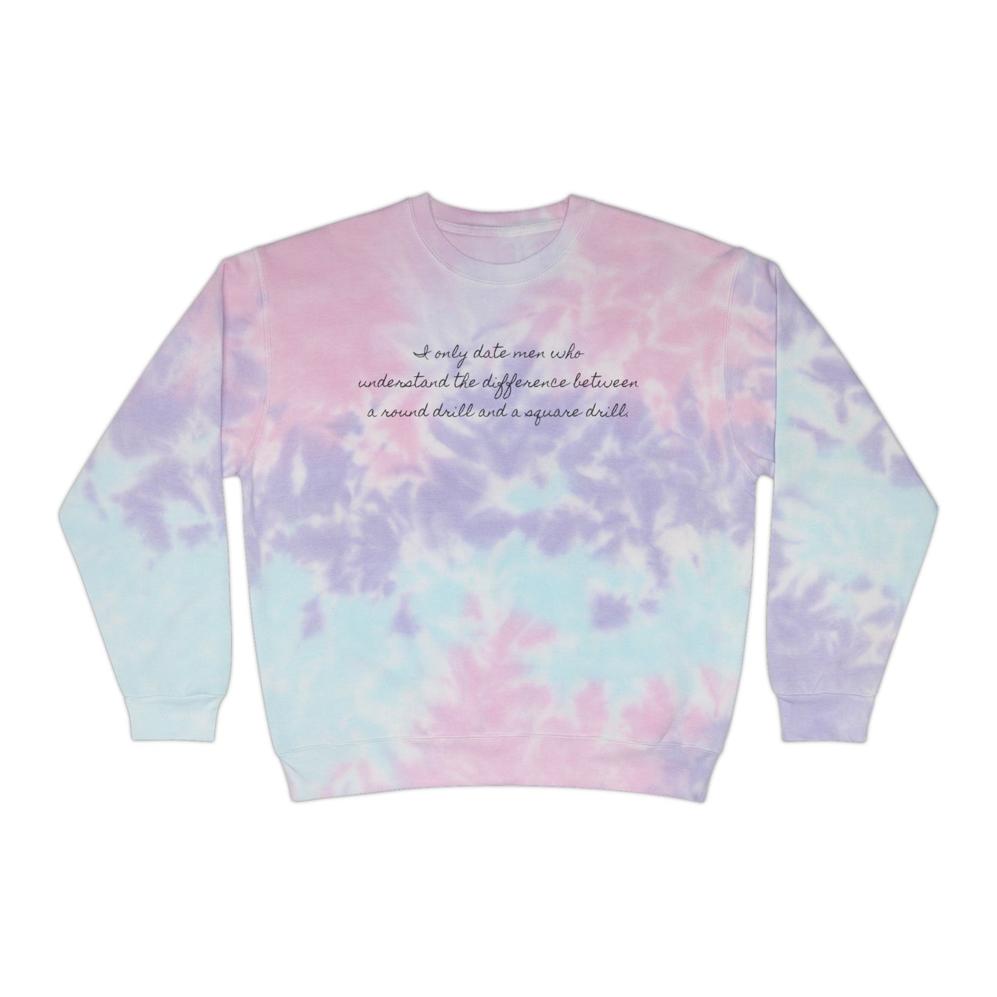 Funny Diamond Painting Sweatshirt - Unisex Tie-Dye Sweatshirt