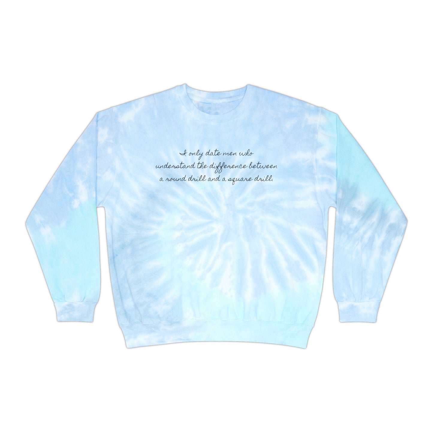 Funny Diamond Painting Sweatshirt - Unisex Tie-Dye Sweatshirt