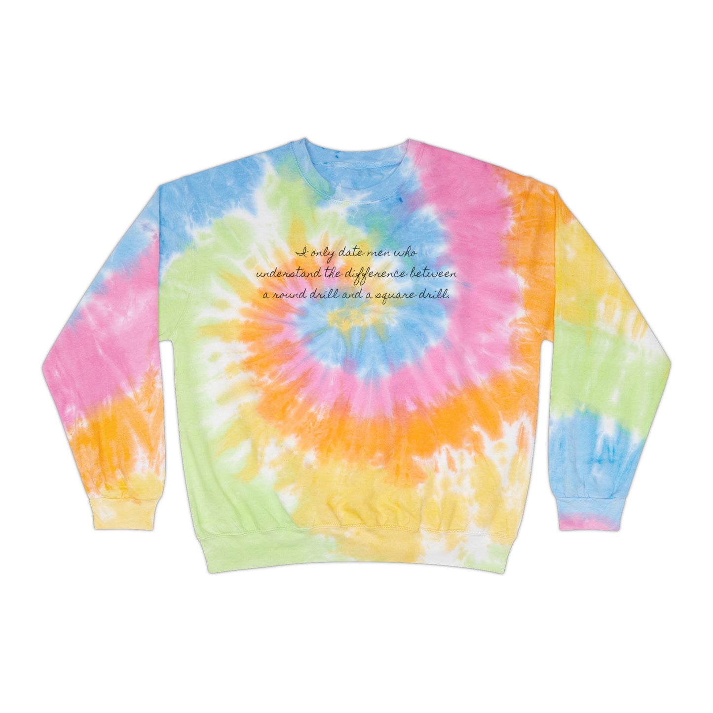 Funny Diamond Painting Sweatshirt - Unisex Tie-Dye Sweatshirt