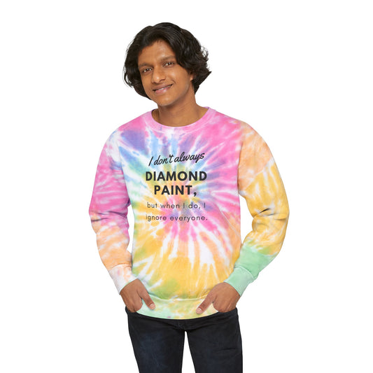 Diamond Painting Unisex Tie-Dye Sweatshirt