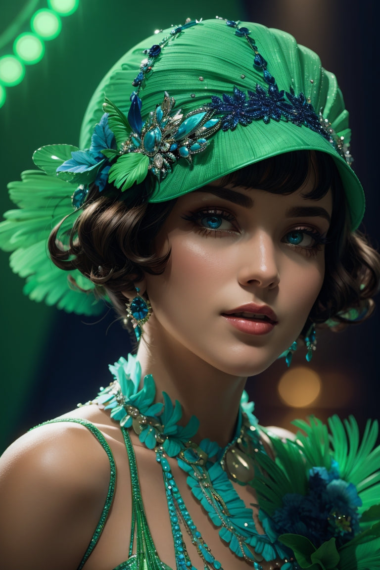Enchanting in Emerald Diamond Painting Chart by Art by Sals