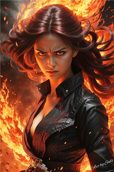 Hell Hath No Fury Diamond Painting Kit by Art by Sals AHomespunHobby