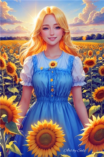 Mary Sunshine by Art by Sals Diamond Painting Kit  A Homespun Hobby