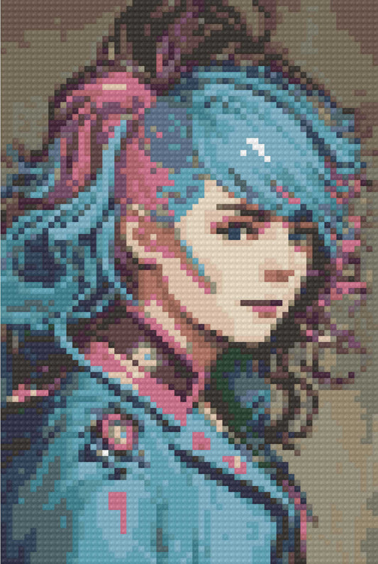 Diamond painting printable canvas. Ideas for left over drills. AHomespunHobby.com