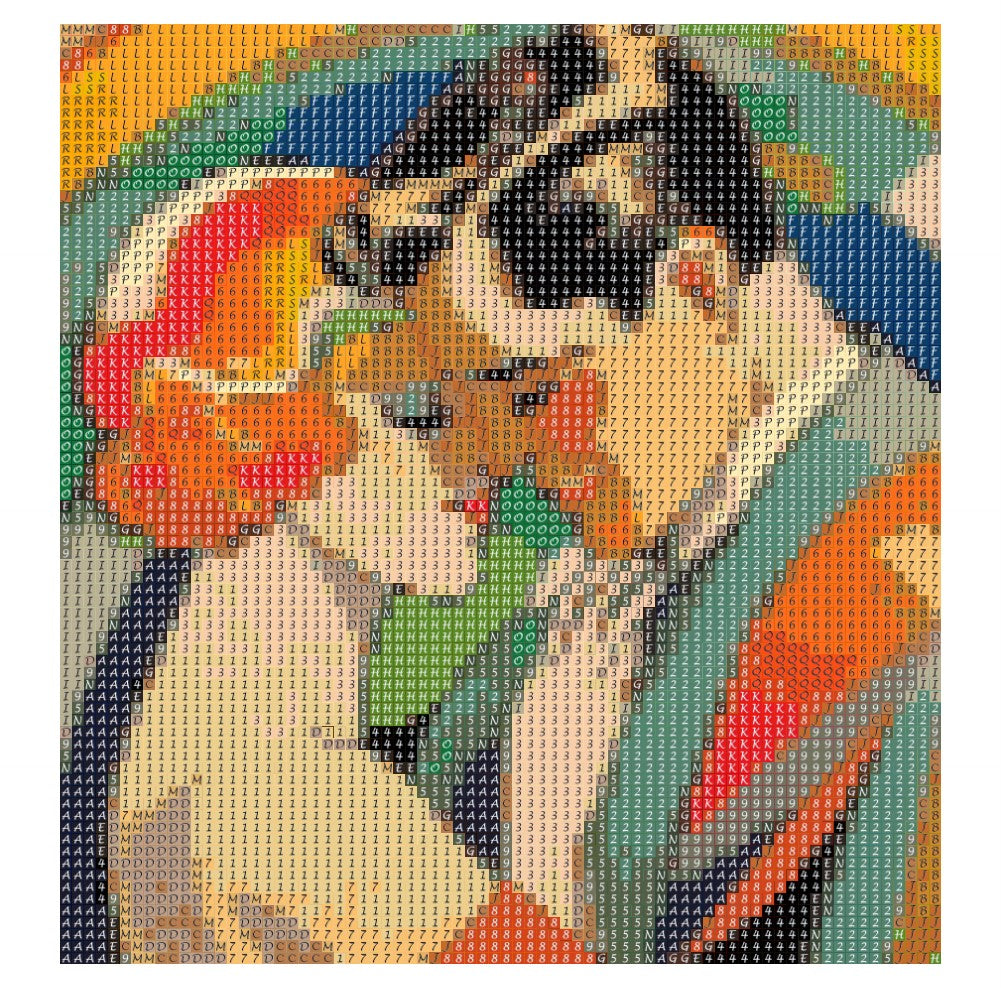 Slow Jazz Printables Diamond Painting Pattern Round