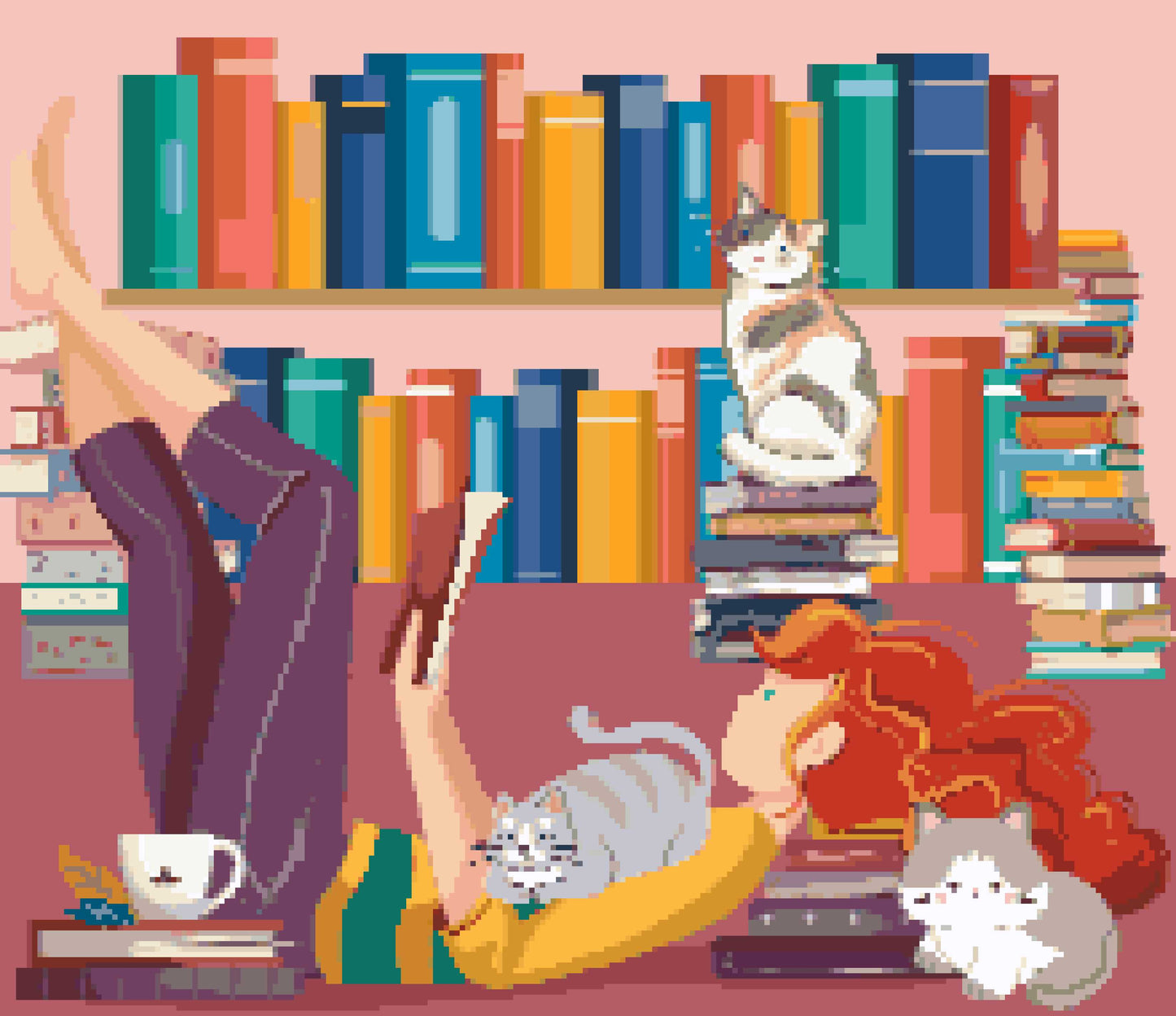 The Art of Reading Diamond Painting Chart (Ginger) A Homespun Hobby