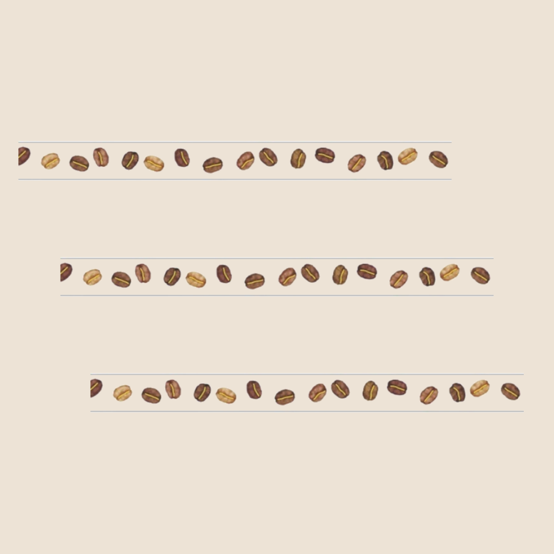 Coffee Beans Washi Tape