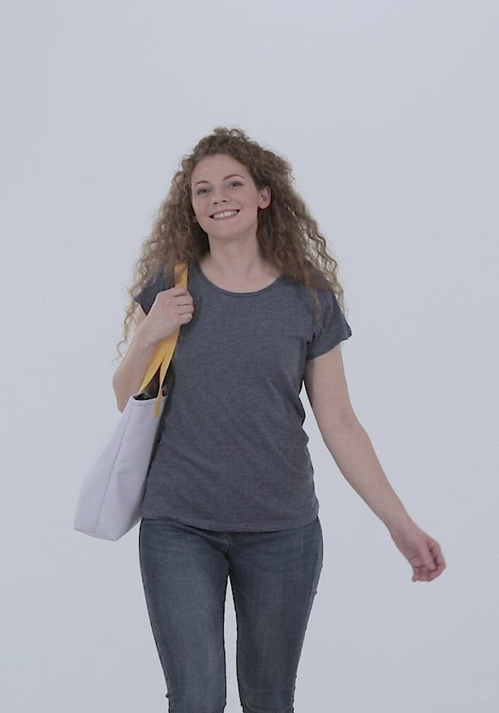 Tote bag: The customer is the only job creator. Shop small. Shop American.