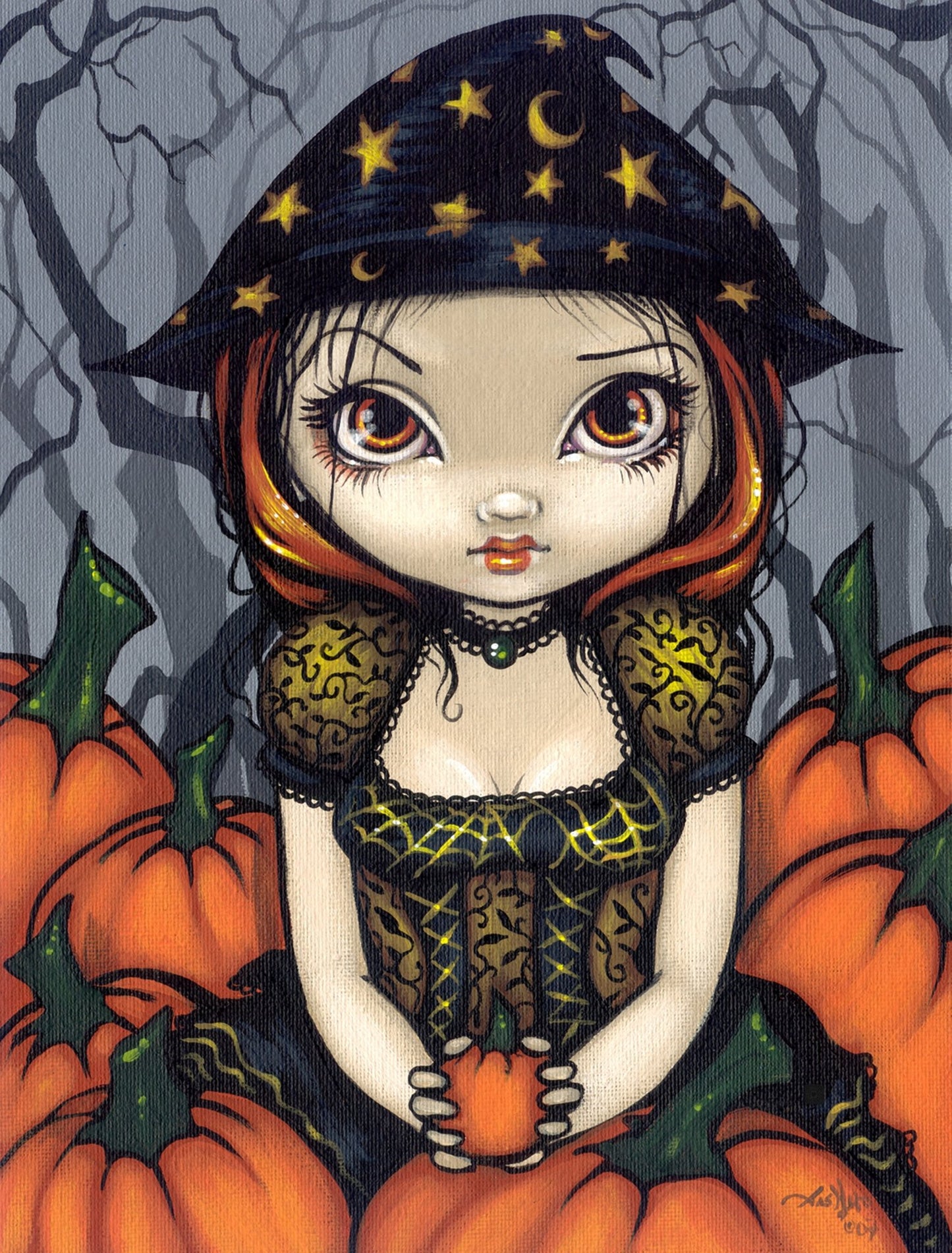 A Pumpkin Gift DIY Diamond Painting Conversion Chart by Jasmine Becket Griffith - A Homespun Hobby