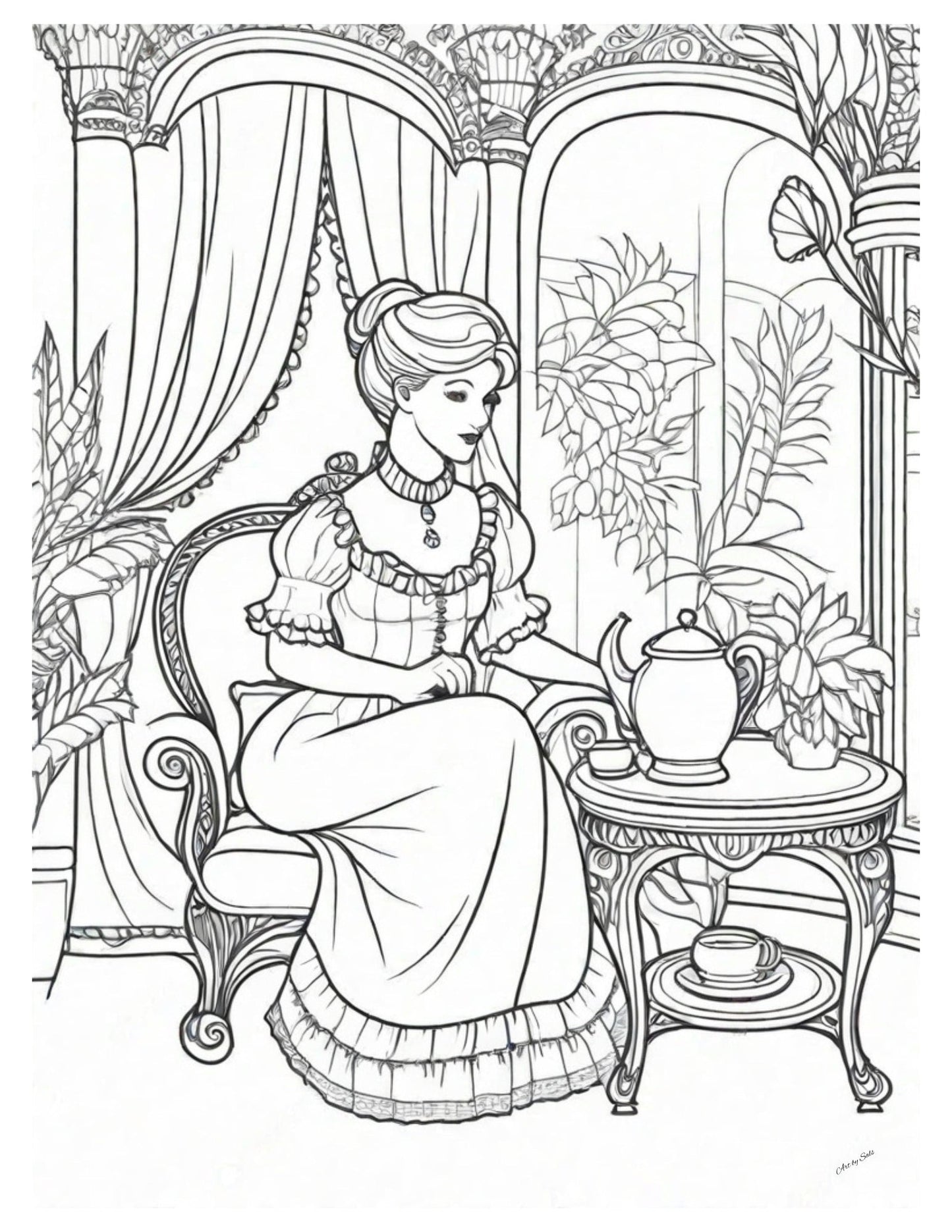 Adult Coloring Pages - 20 Printable pages - A Homespun Hobby