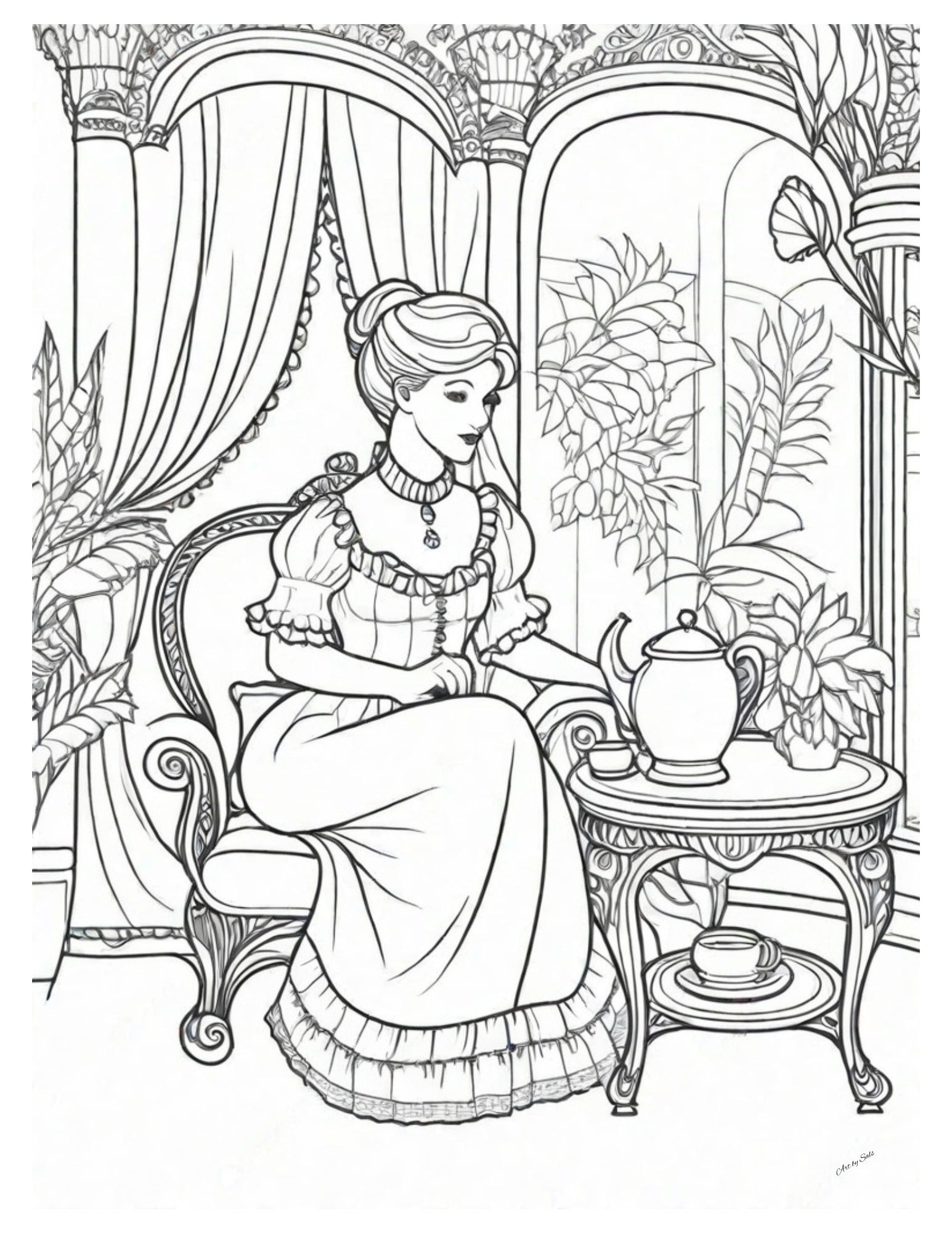 Adult Coloring Pages - 20 Printable pages - A Homespun Hobby