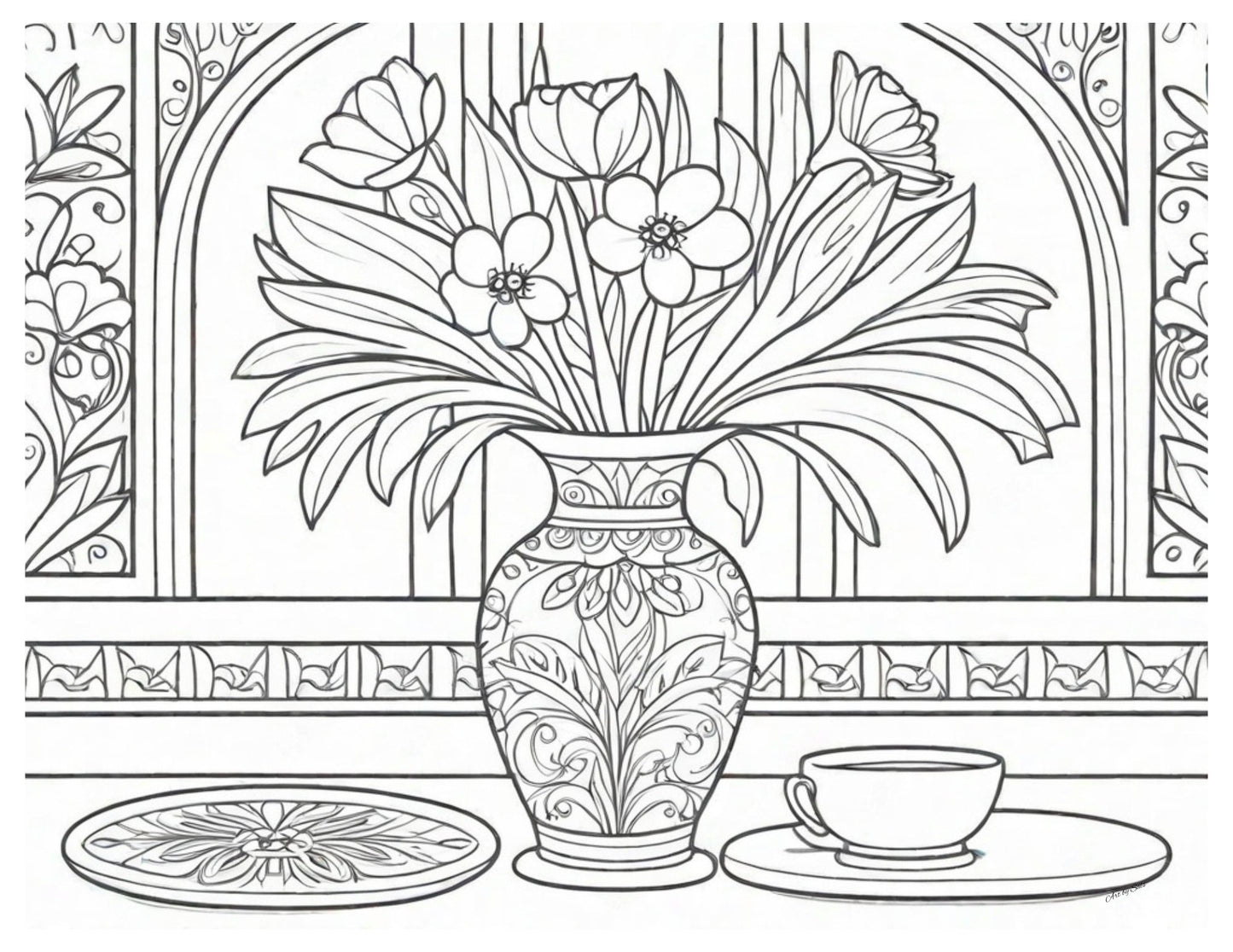 Adult Coloring Pages - 20 Printable pages - A Homespun Hobby