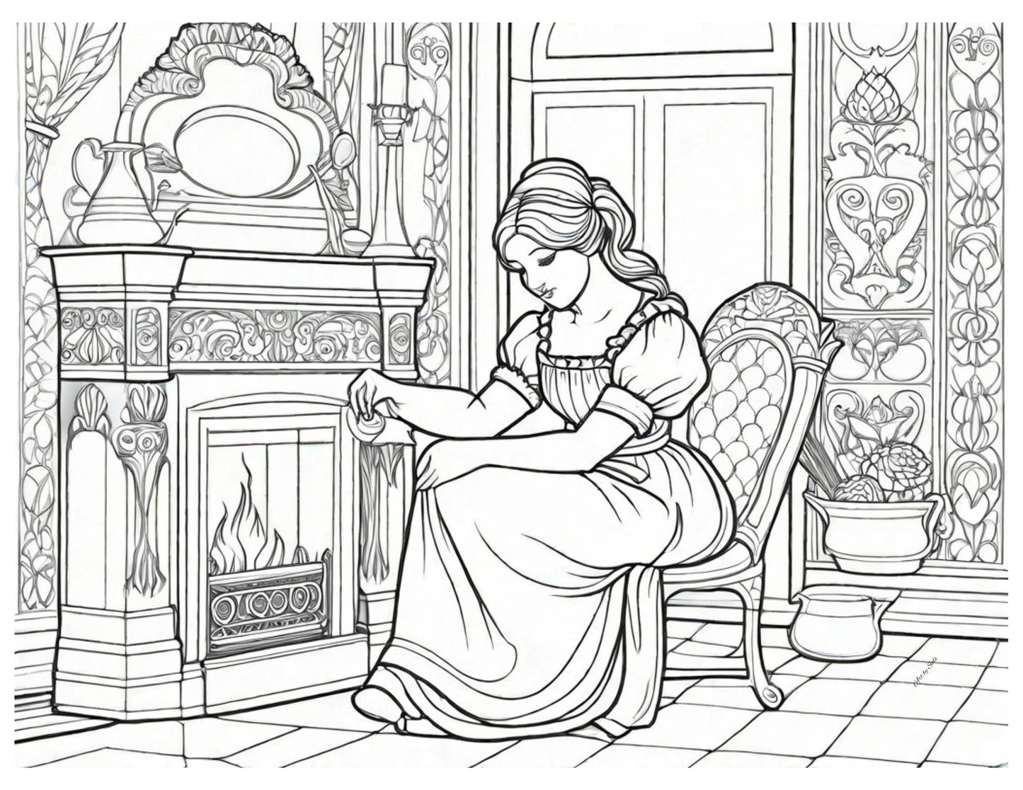 Adult Coloring Pages - 20 Printable pages - A Homespun Hobby