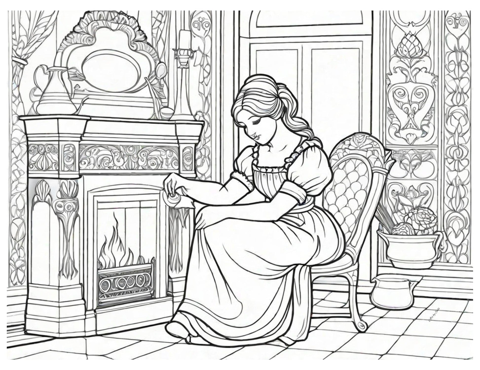 Adult Coloring Pages - 20 Printable pages - A Homespun Hobby