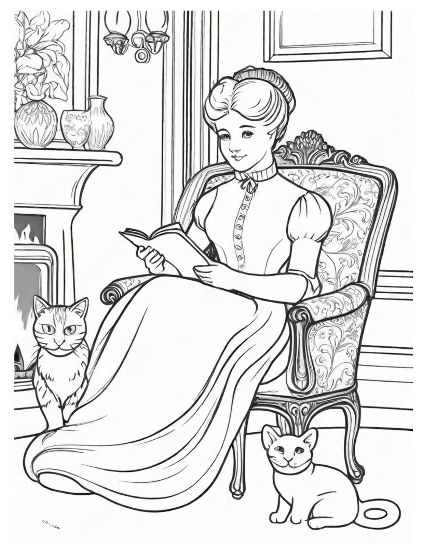 Adult Coloring Pages - 20 Printable pages - A Homespun Hobby