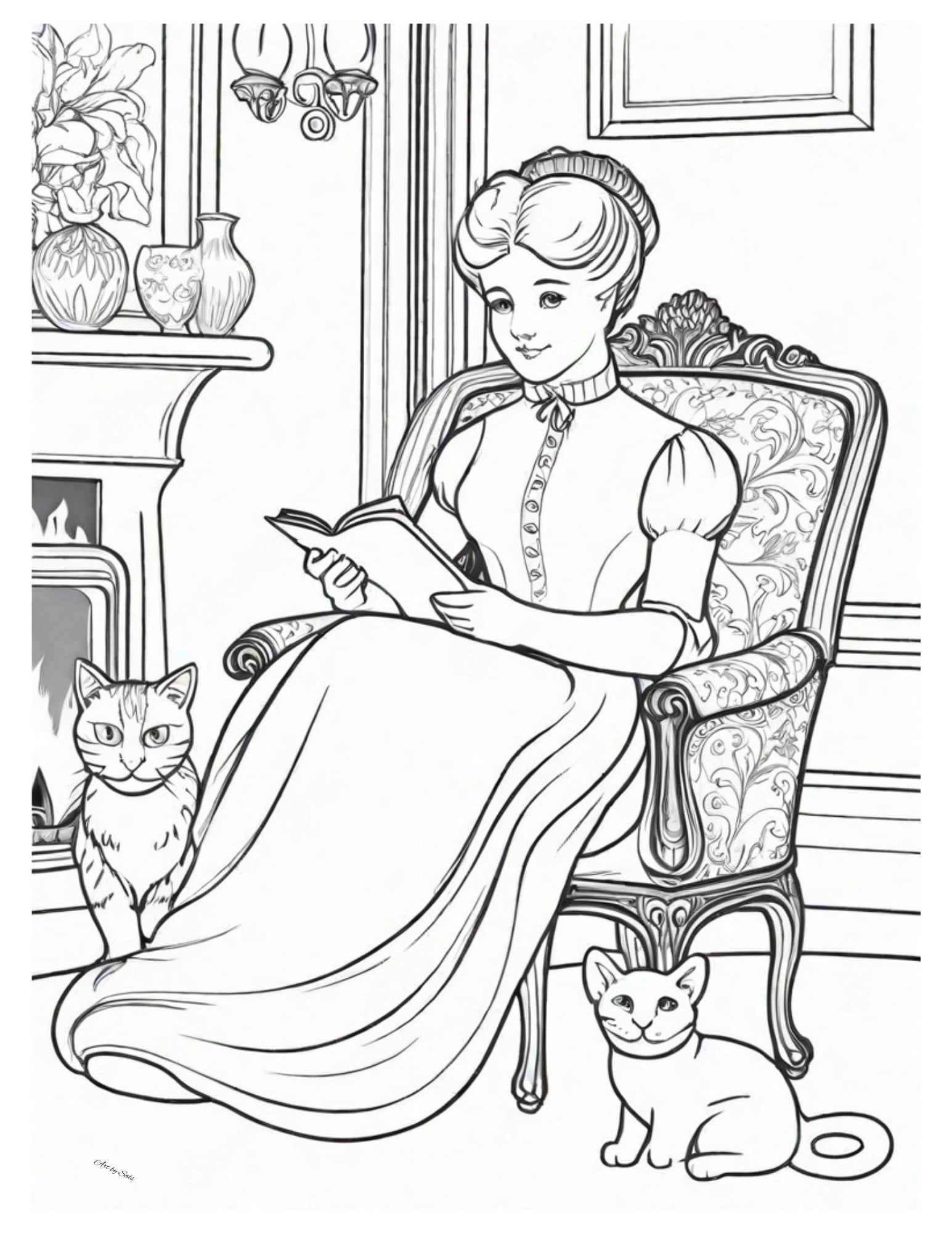 Adult Coloring Pages - 20 Printable pages - A Homespun Hobby