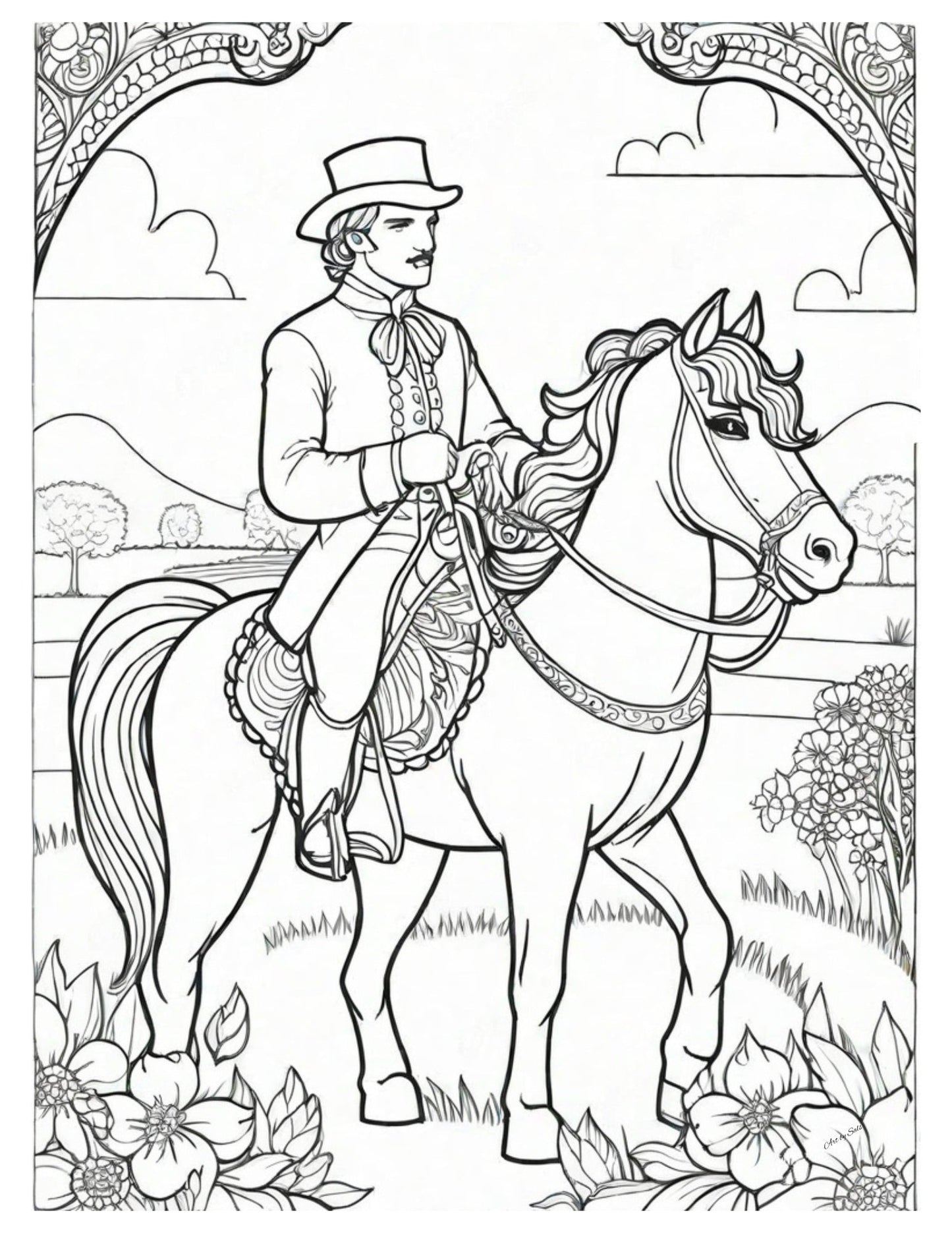 Adult Coloring Pages - 20 Printable pages - A Homespun Hobby