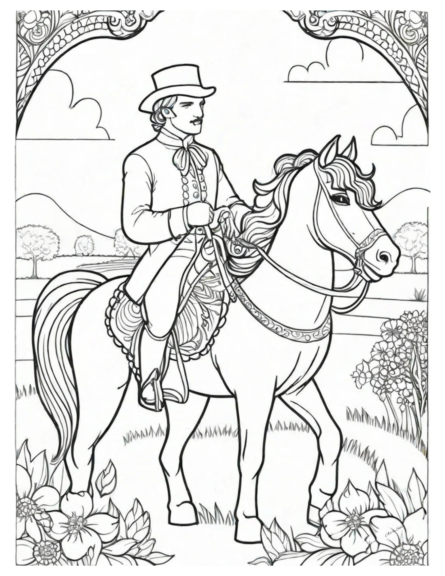 Adult Coloring Pages - 20 Printable pages - A Homespun Hobby