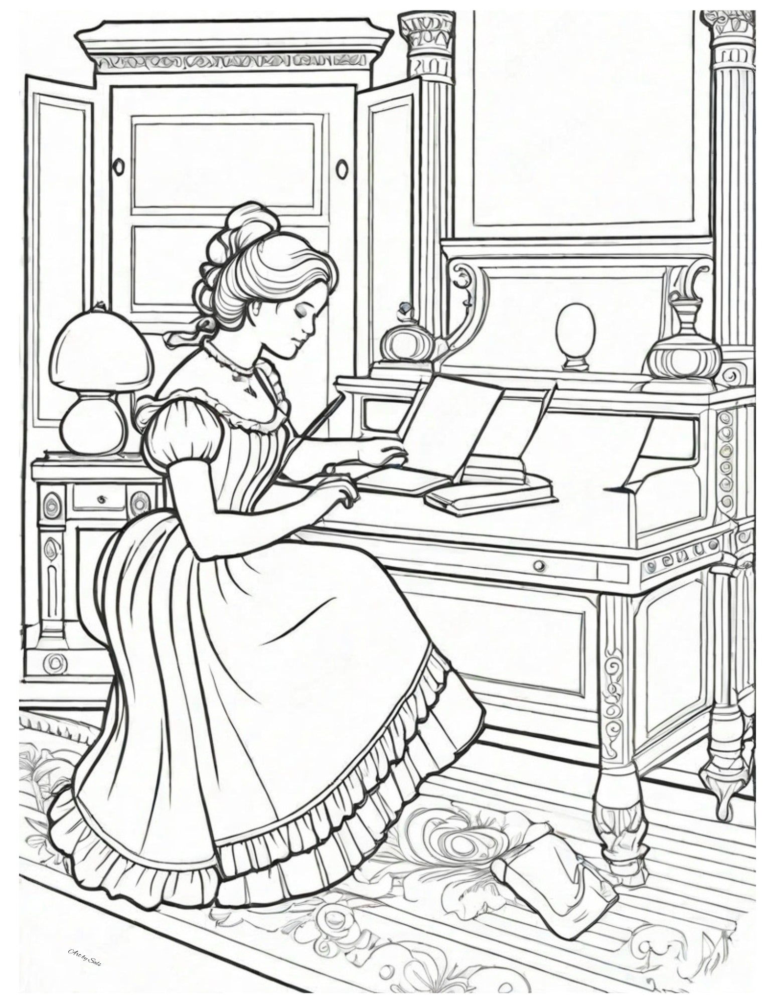 Adult Coloring Pages - 20 Printable pages - A Homespun Hobby