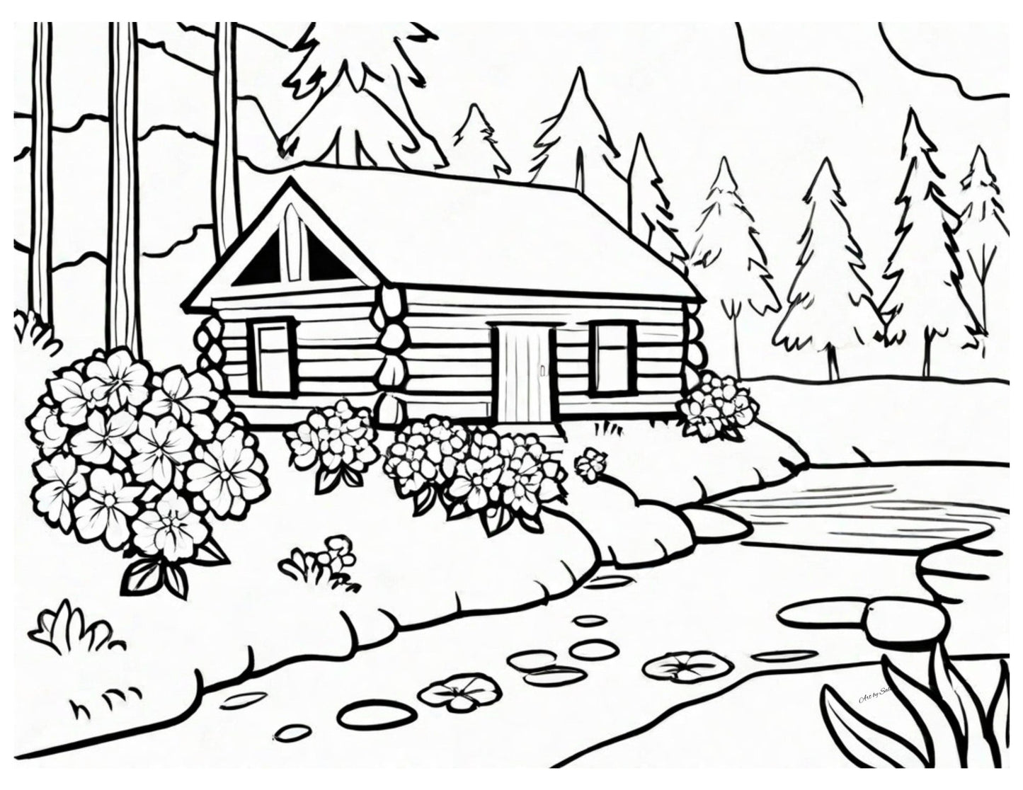 Adult Coloring Pages - 20 Printable pages - A Homespun Hobby