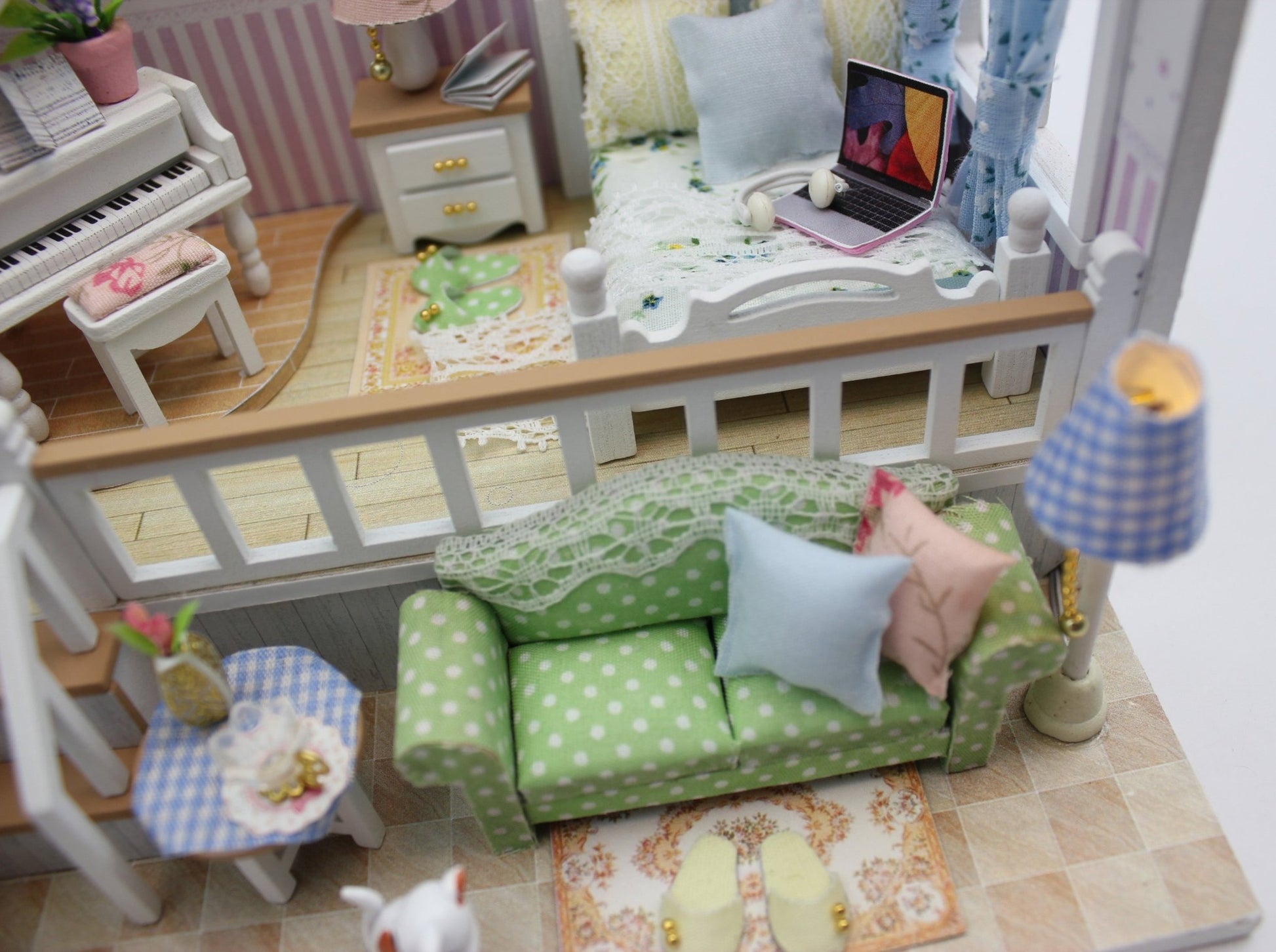 Because of You DIY Miniature Dollhouse Kit - A Homespun Hobby