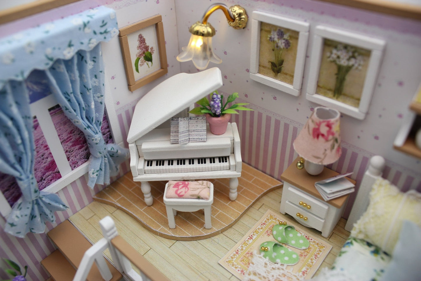 Because of You DIY Miniature Dollhouse Kit - A Homespun Hobby