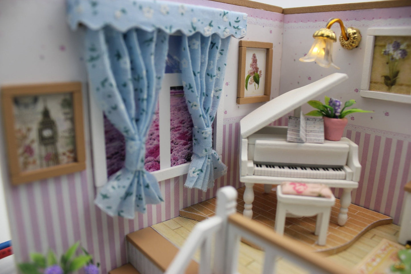 Because of You DIY Miniature Dollhouse Kit - A Homespun Hobby