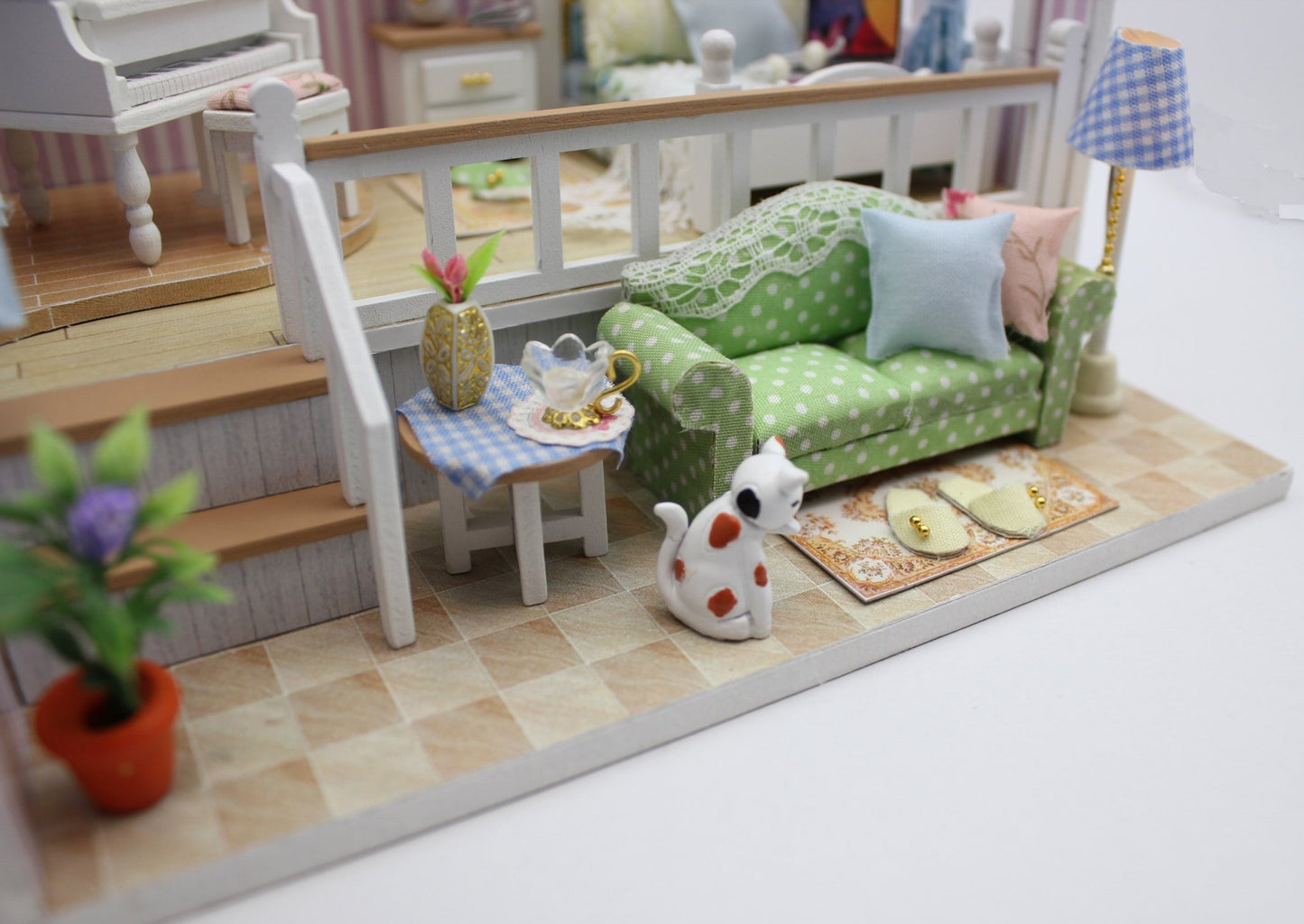 Because of You DIY Miniature Dollhouse Kit - A Homespun Hobby