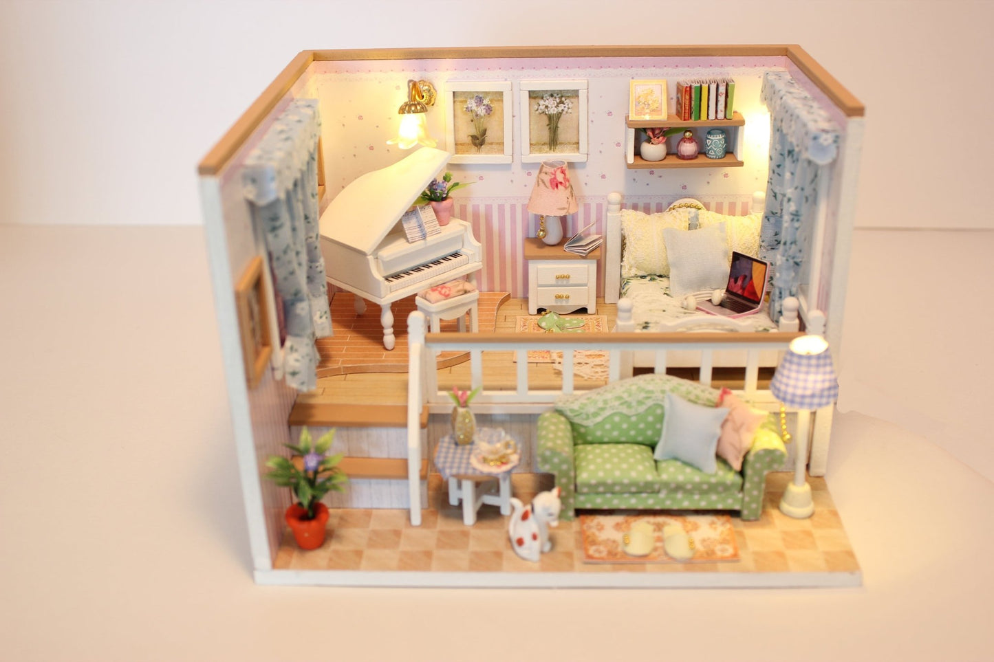 Because of You DIY Miniature Dollhouse Kit - A Homespun Hobby