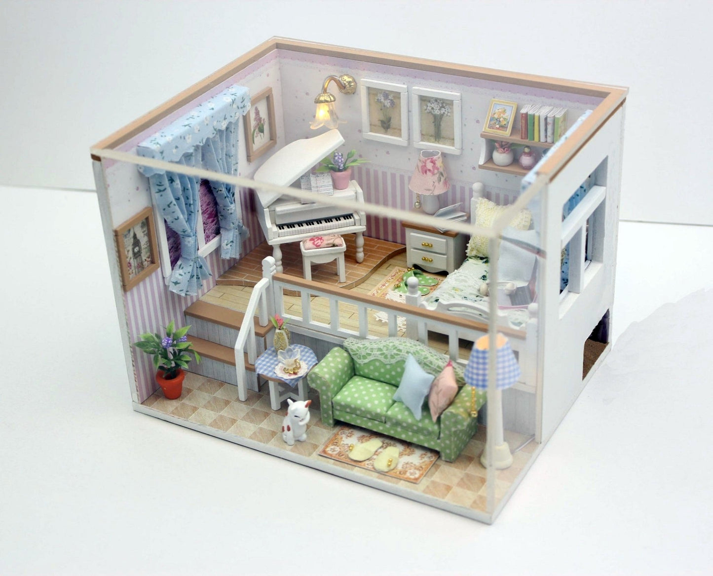 Because of You DIY Miniature Dollhouse Kit - A Homespun Hobby