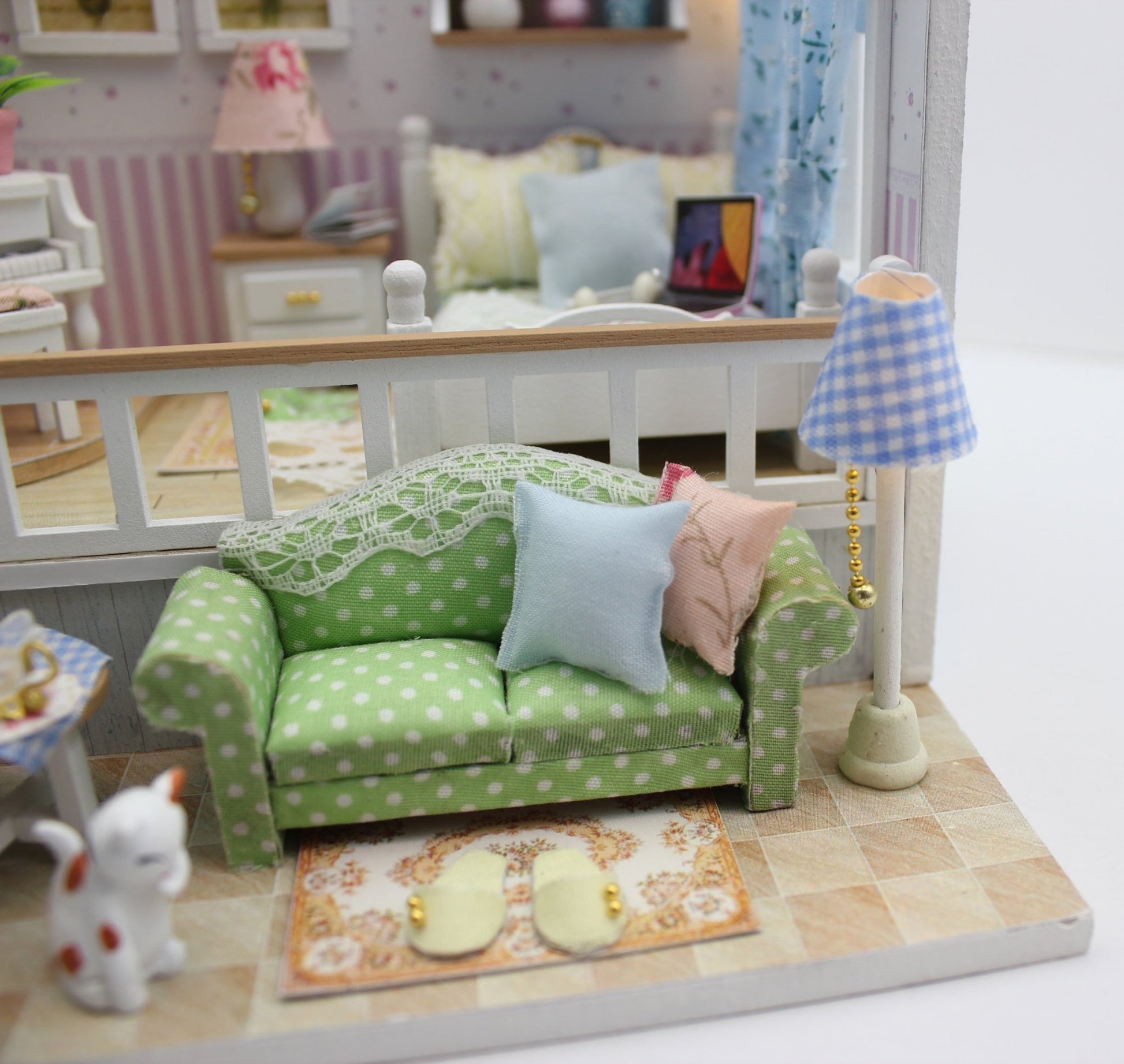Because of You DIY Miniature Dollhouse Kit - A Homespun Hobby