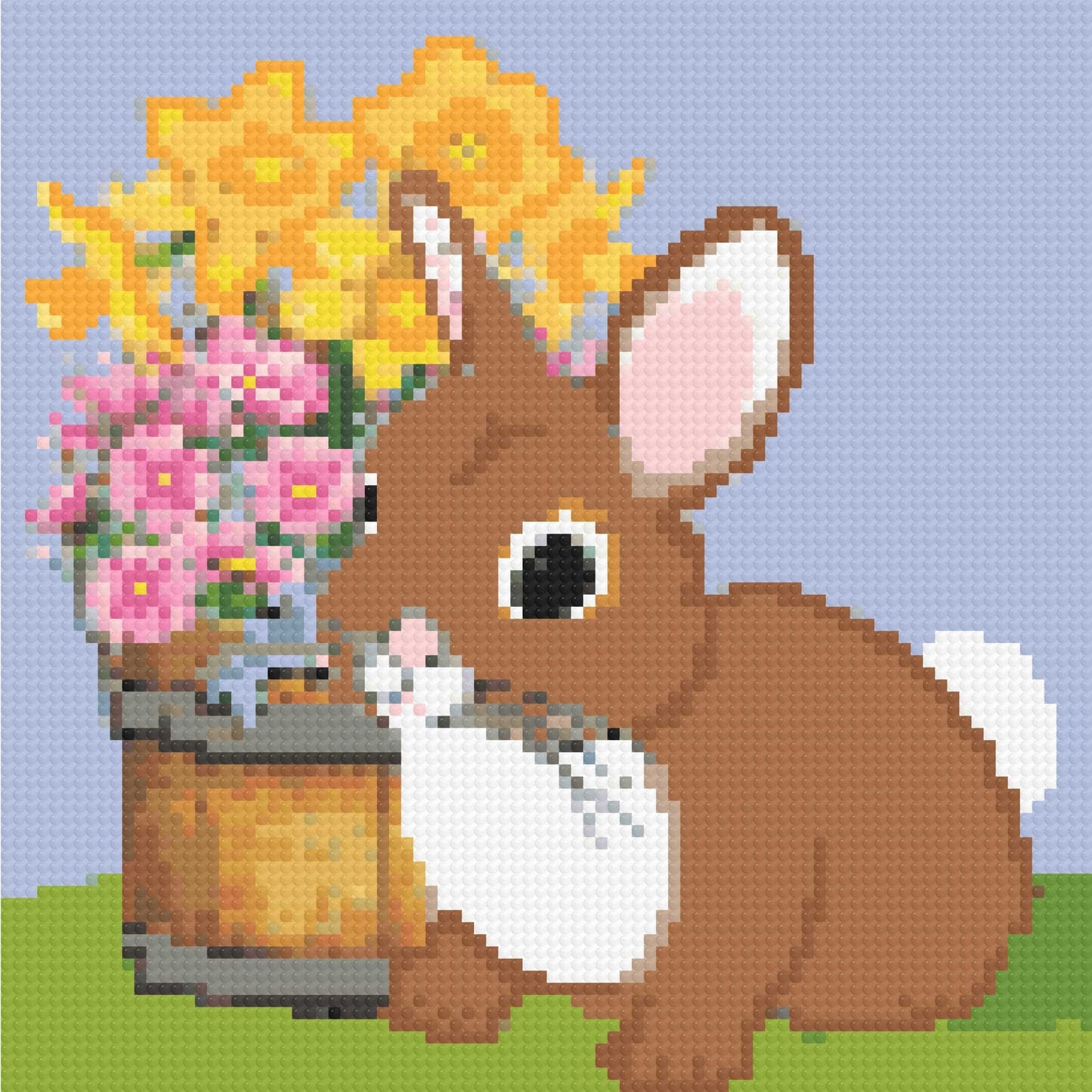 Bunniekins Diamond Art Painting Kit - Art by Sals - A Homespun Hobby