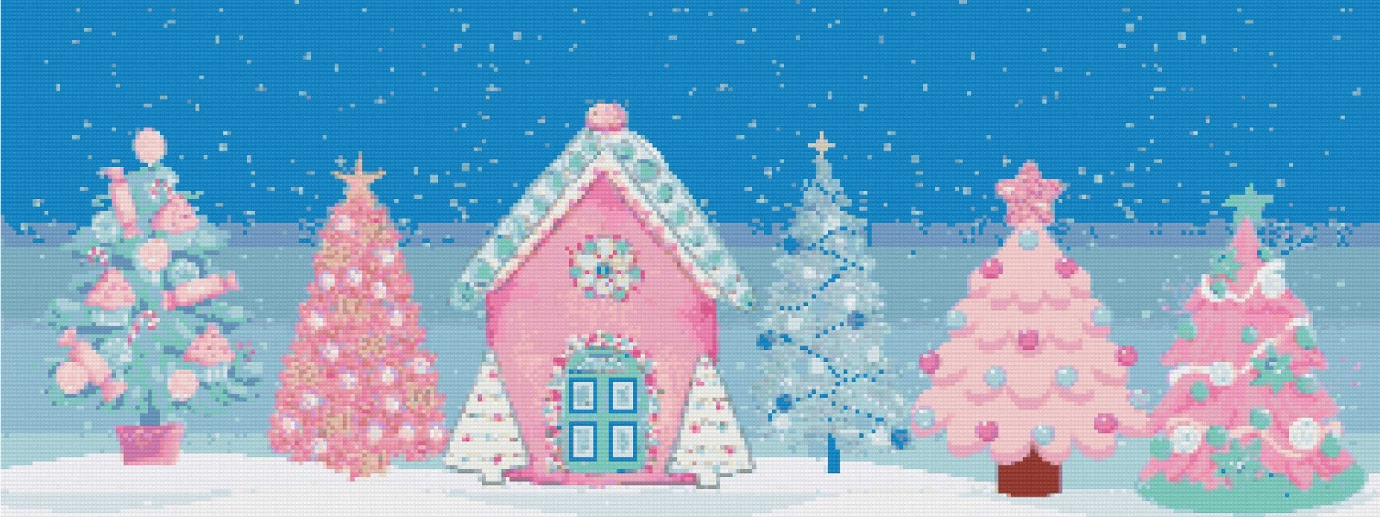 Candy Christmas Diamond Painting Kit by Art by Sals - A Homespun Hobby