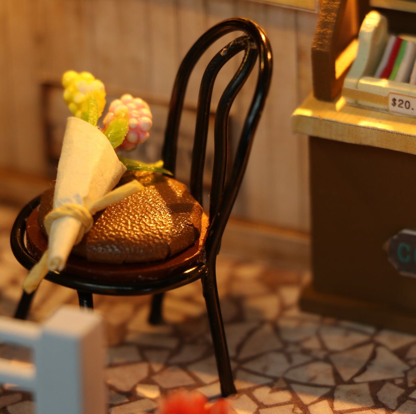 Coffee Time DIY Miniature Dollhouse Kit - A Homespun Hobby