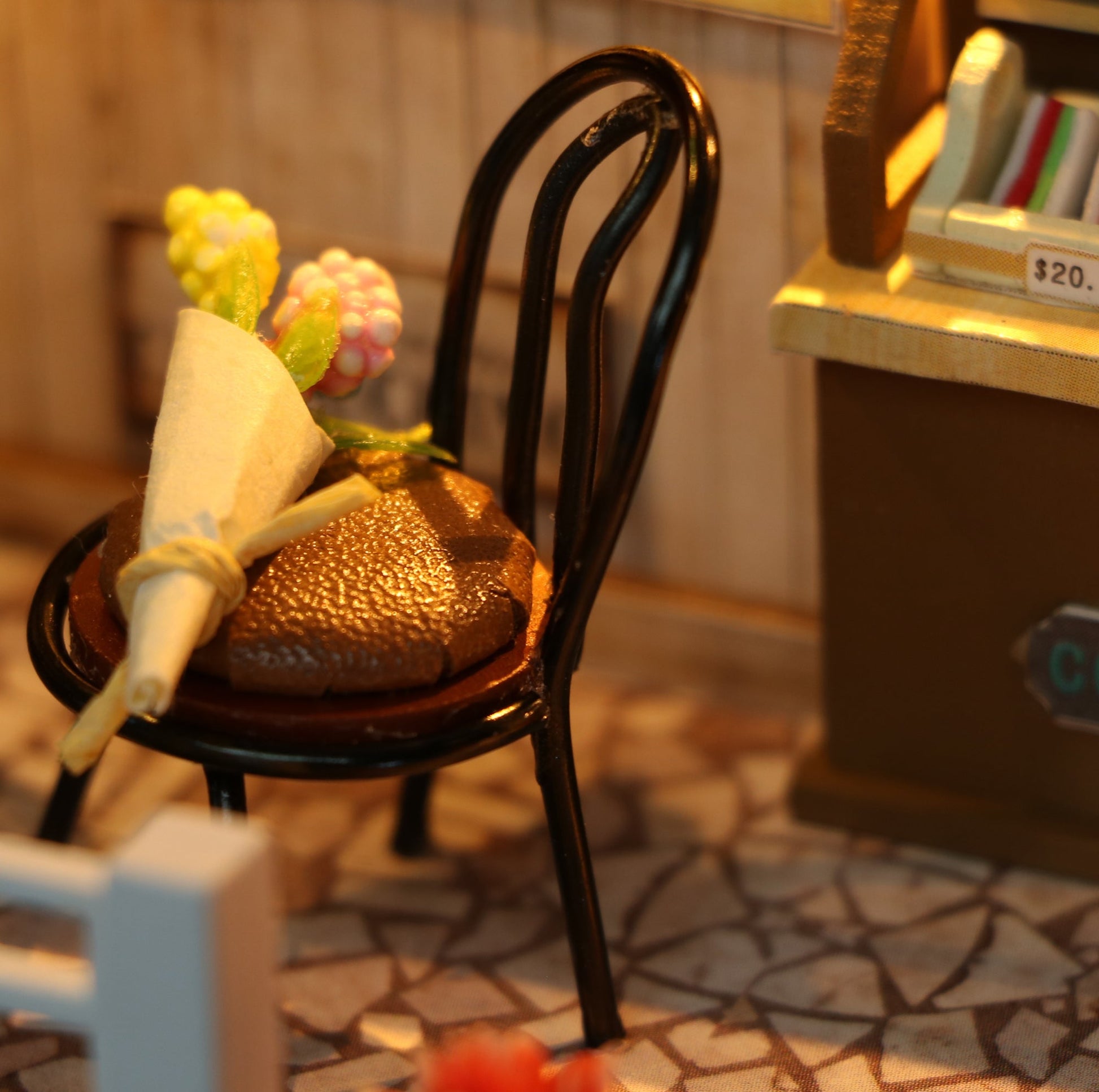 Coffee Time DIY Miniature Dollhouse Kit - A Homespun Hobby