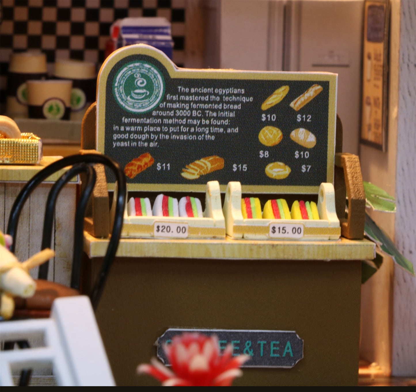 Coffee Time DIY Miniature Dollhouse Kit - A Homespun Hobby