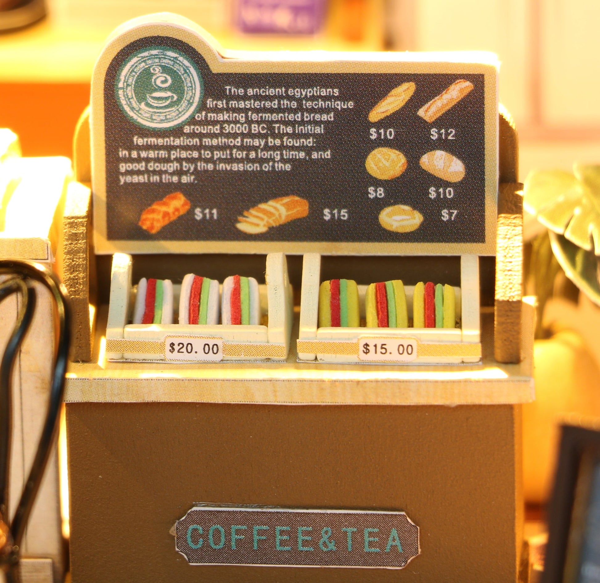 Coffee Time DIY Miniature Dollhouse Kit - A Homespun Hobby