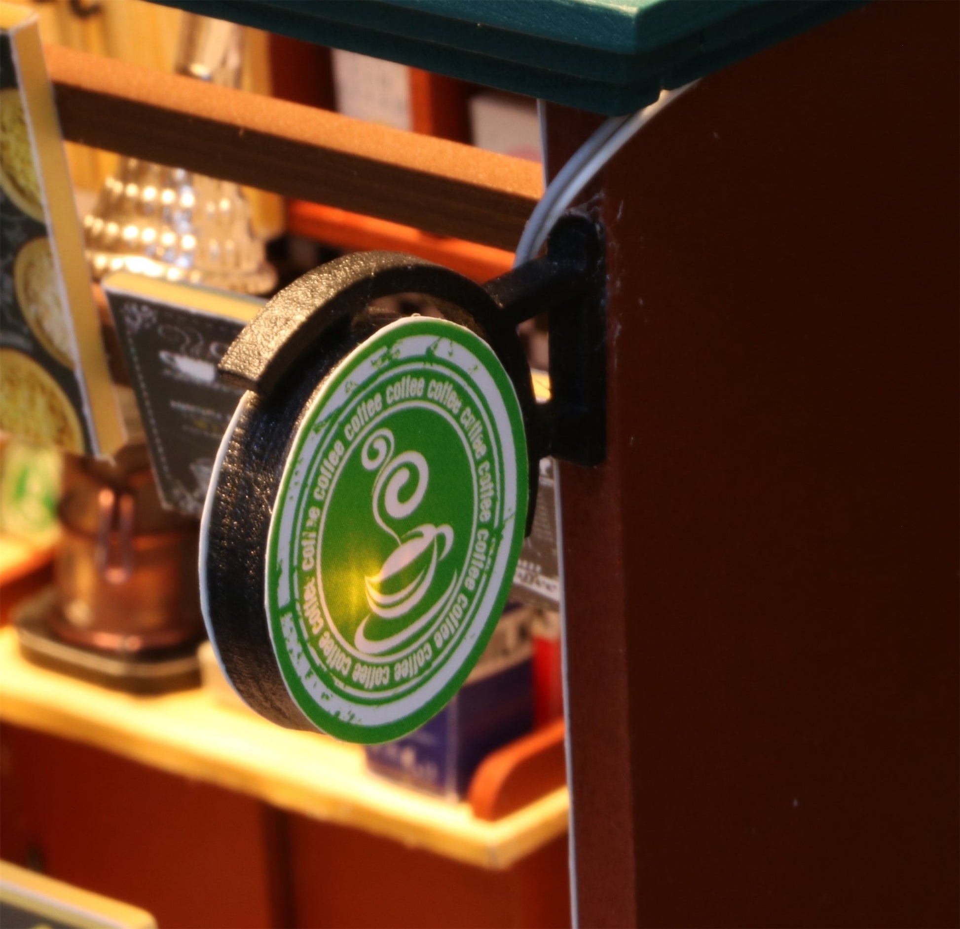 Coffee Time DIY Miniature Dollhouse Kit - A Homespun Hobby