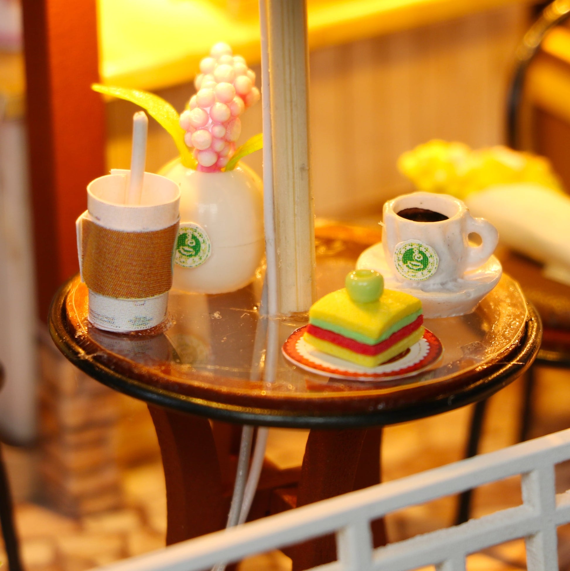 Coffee Time DIY Miniature Dollhouse Kit - A Homespun Hobby