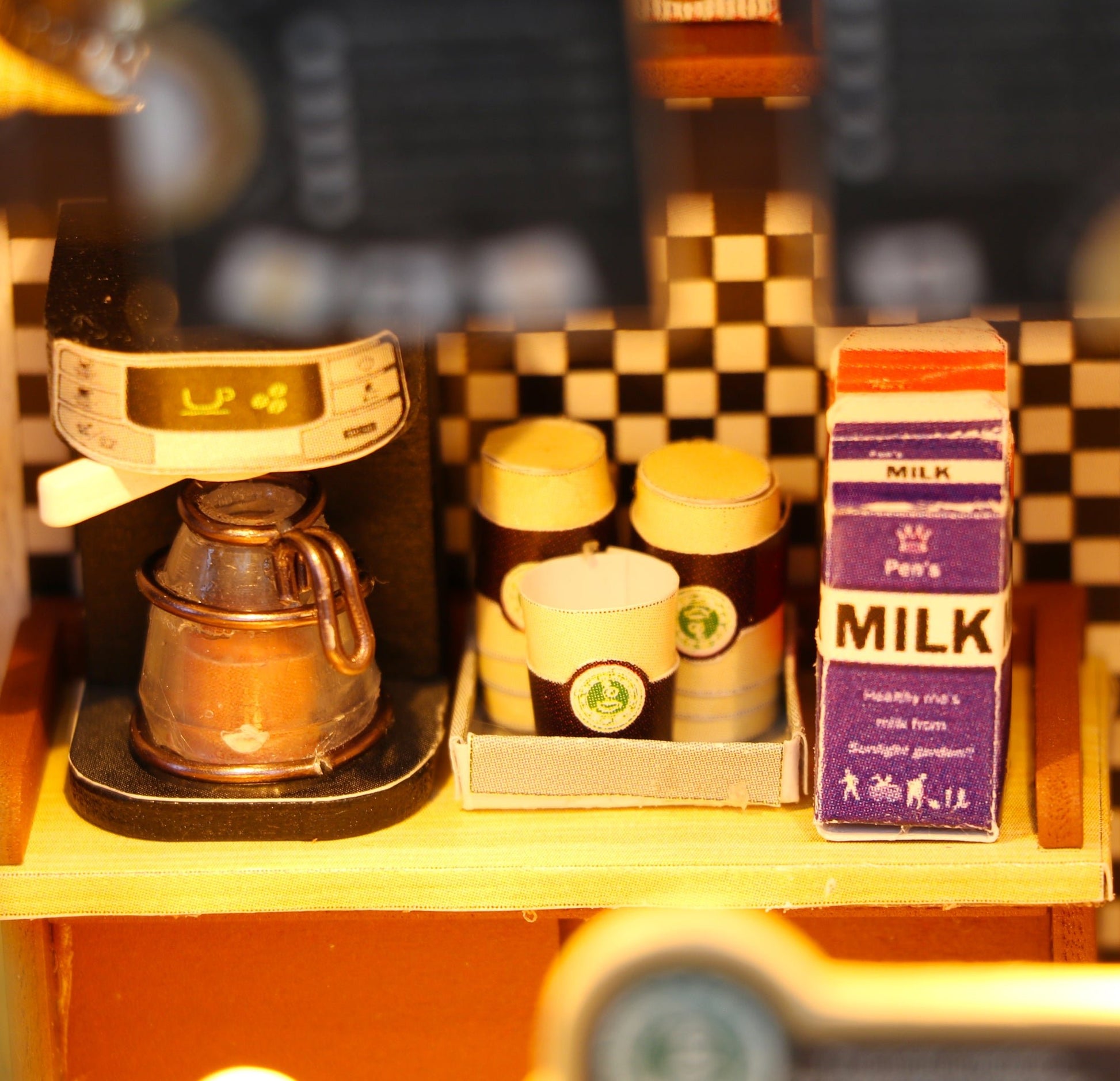 Coffee Time DIY Miniature Dollhouse Kit - A Homespun Hobby