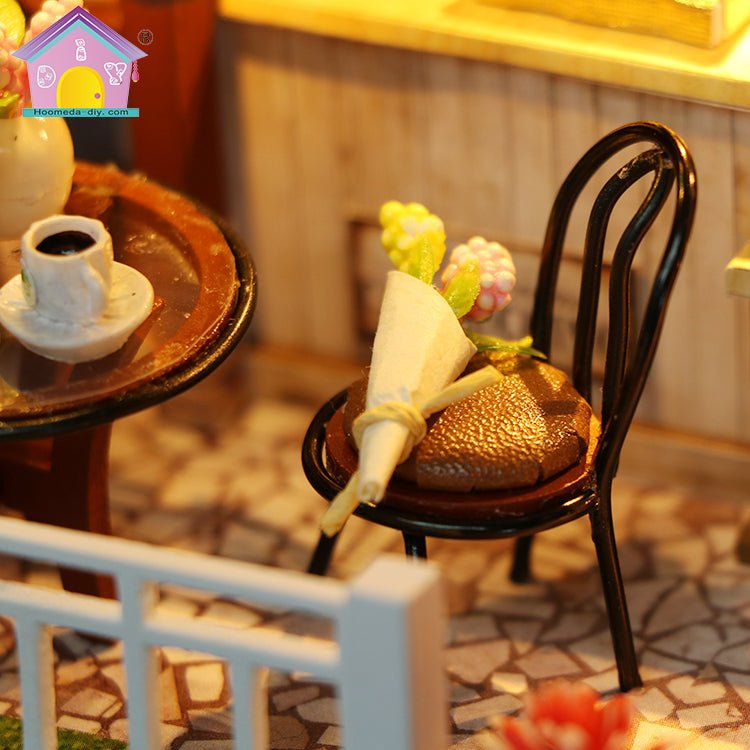 Coffee Time DIY Miniature Dollhouse Kit - A Homespun Hobby