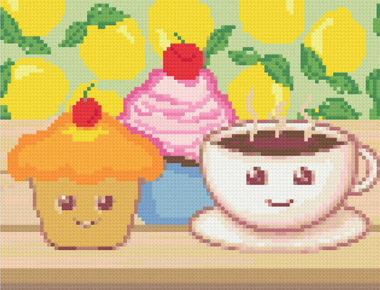 Cozy Corner Cafe Diamond Art Painting Kit - Art by Sals - A Homespun Hobby