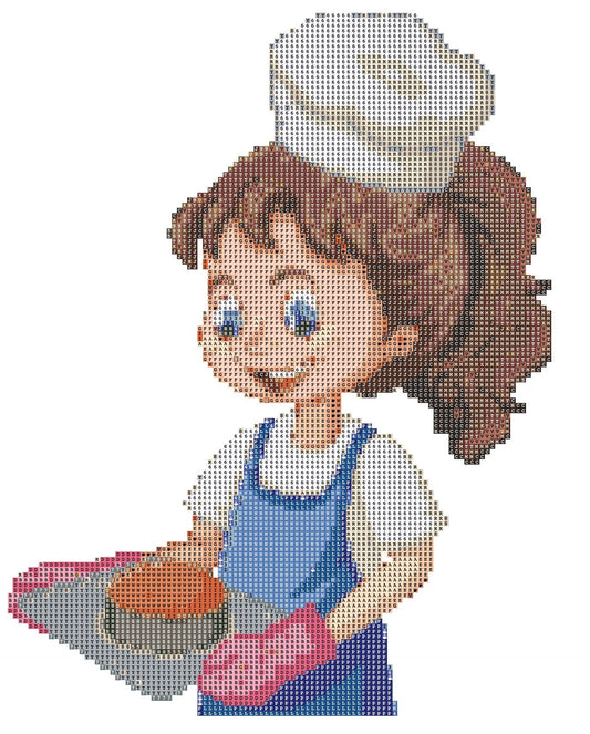 I Love Cake Diamond Painting Printable Partial Canvas - Square drills - A Homespun Hobby