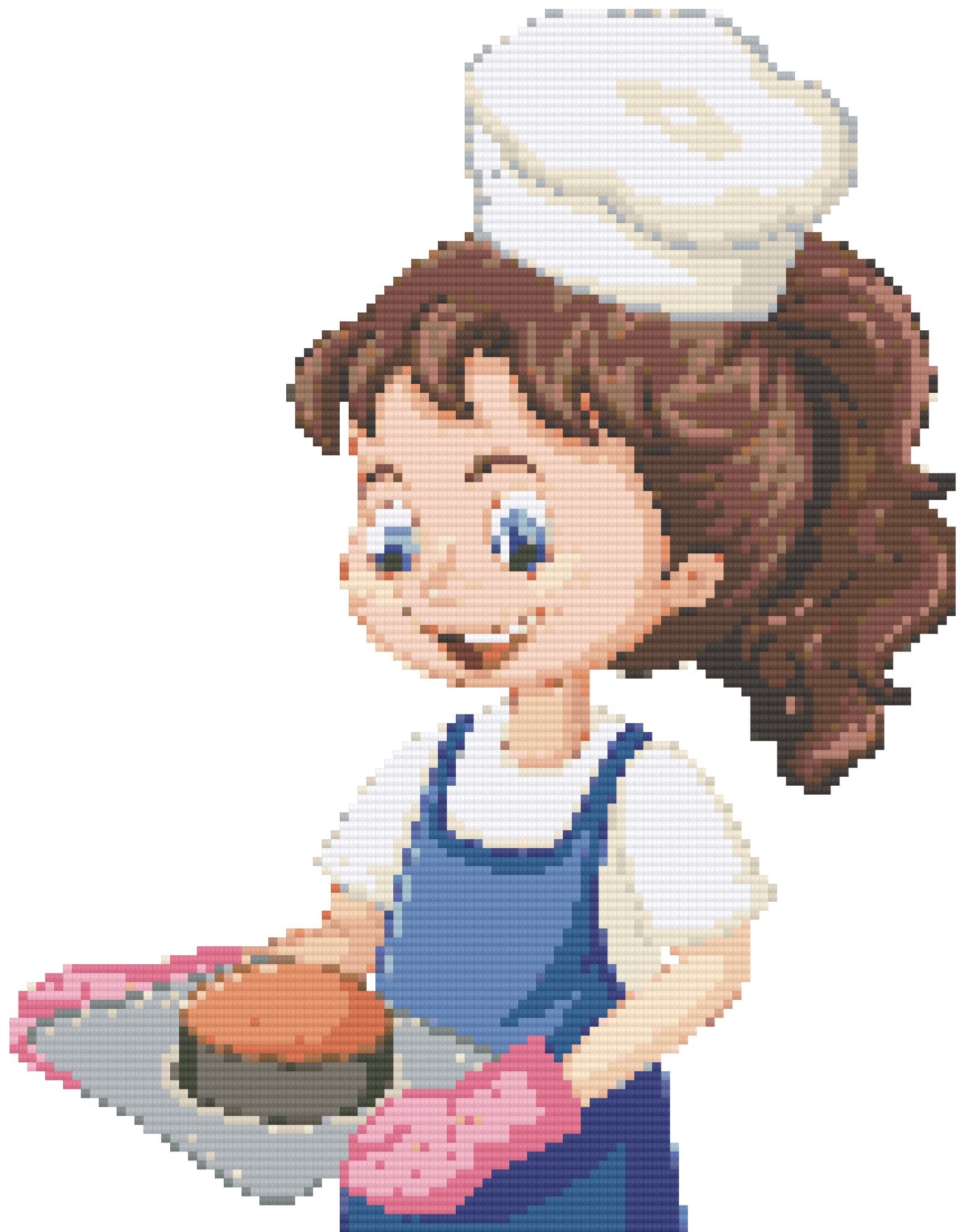 I Love Cake Diamond Painting Printable Partial Canvas - Square drills - A Homespun Hobby