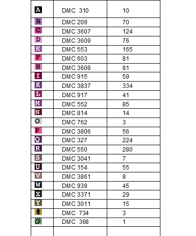 Purple Flower Printable Diamond Painting Pattern - A Homespun Hobby