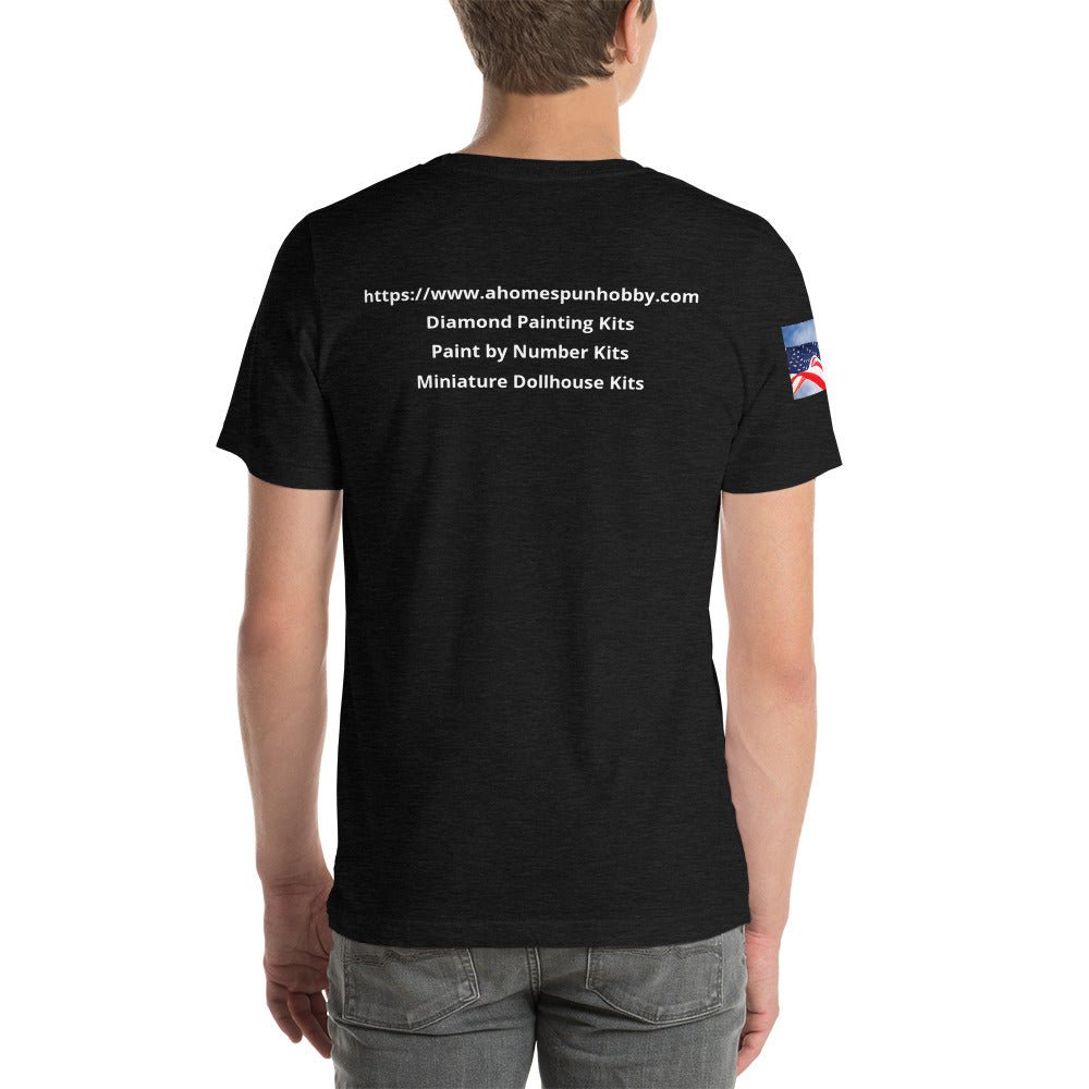 Short-Sleeve Unisex T-Shirt Supporting American Business - A Homespun Hobby
