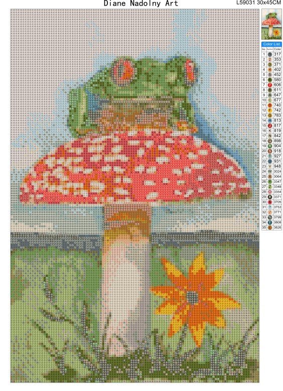 Sitting Pretty Diamond Art Painting Kit by Diane Nadolny Art - A Homespun Hobby